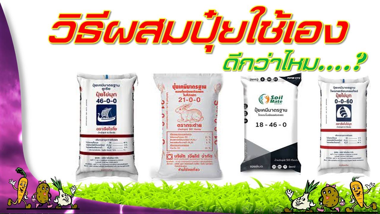 วิธีผสมปุ๋ยใช้เองทำยังไง มีวิธีไหนบ้าง (ผสมปุ๋ยใช้เองกันดีกว่า)