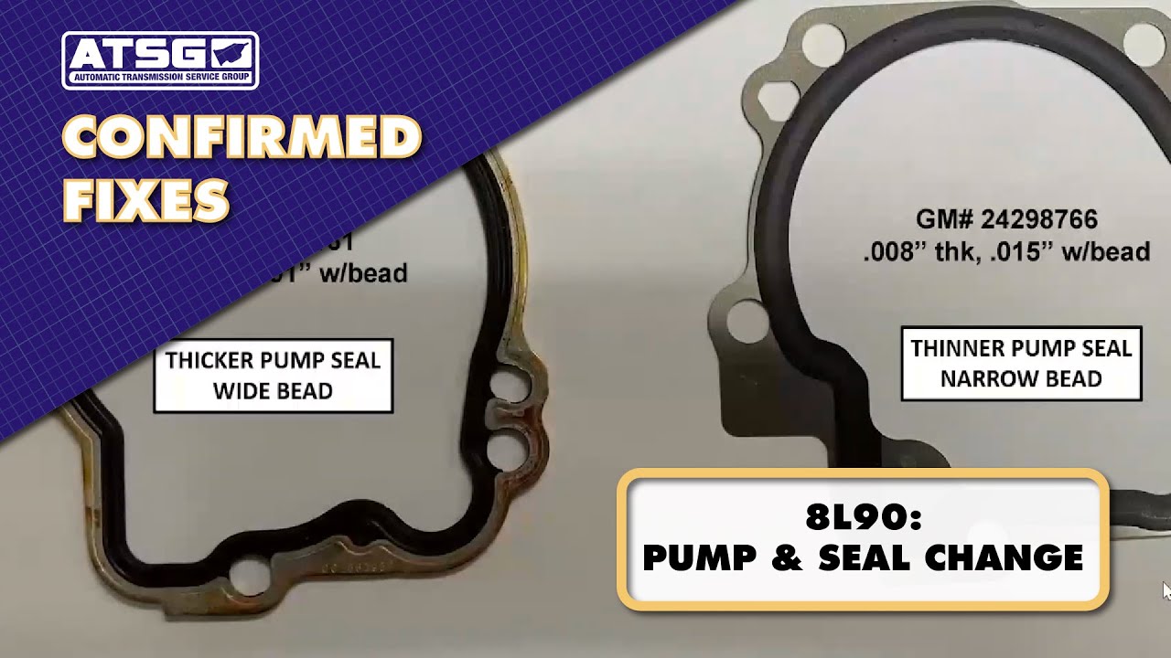 ATSG - 8L90: PUMP & SEAL CHANGE