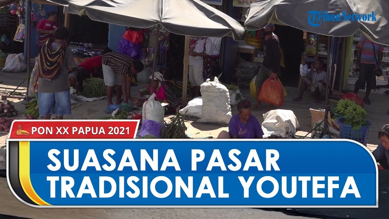 🔴Suasana Pasar Youtefa, Pasar Tradisional Terbesar di Jayapura