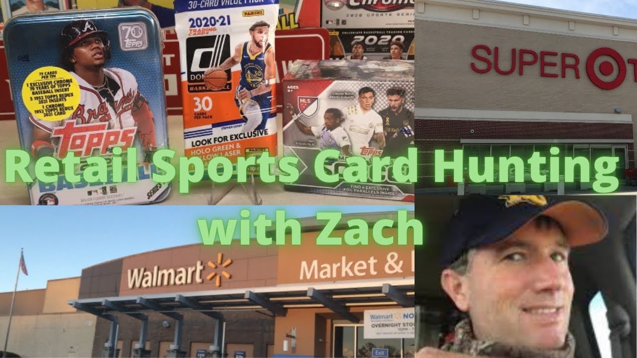 Retail Sports Card Hunting with Zach. When does Walmart Restock Sports Cards?