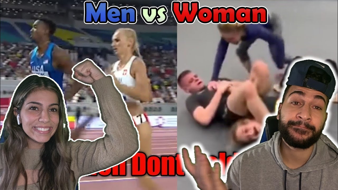 Couples React to MEN vs WOMEN in SPORTS!