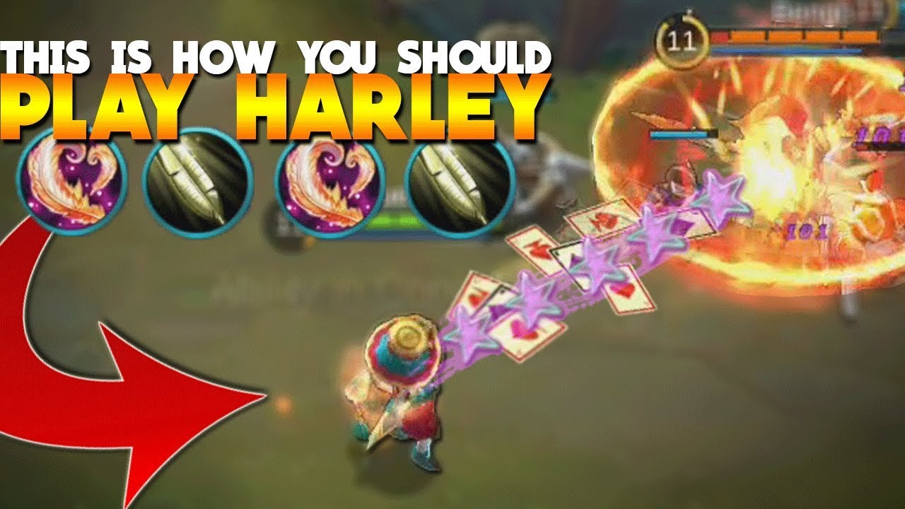 Harley Marksman-Mage Build! (SO EPIC) Mobile legends New Hero Gameplay