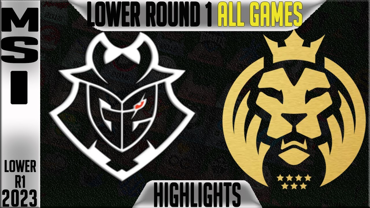 G2 vs MAD Highlights ALL GAMES | MSI 2023 Brackets Lower Round 1 Day 5   | G2 Esports vs MAD Lions