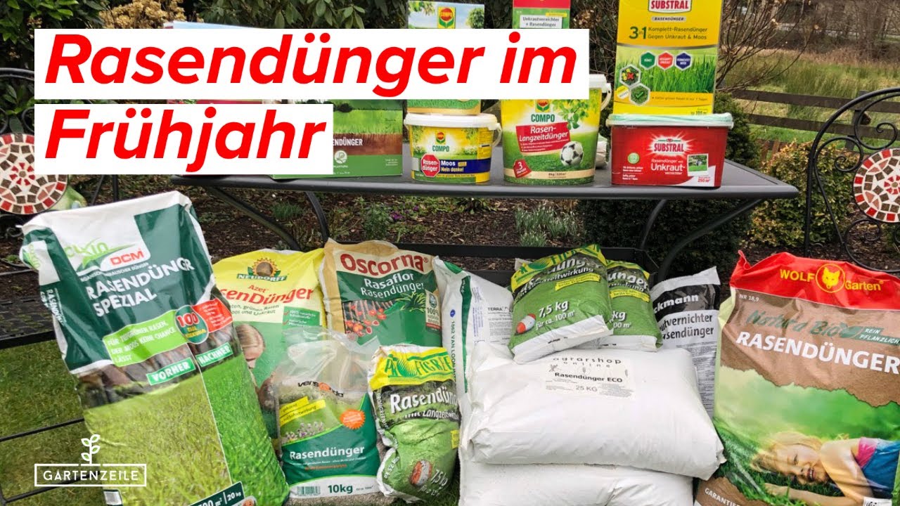 Welche N&auml;hrstoffe sind wichtig? - Rasend&uuml;nger im Fr&uuml;hjahr