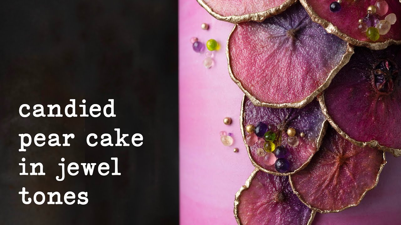 Stained Glass Pear Cake Instructions