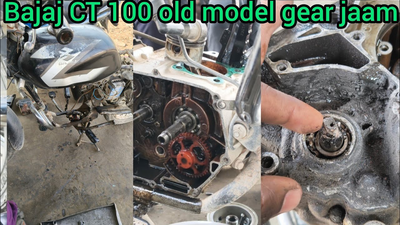 Bajaj CT 100old model Gearbox jaam top gear shaft  broken Apna auto service #bike#bajajbikes #shorts
