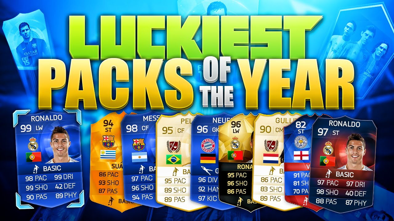 LUCKIEST PACKS OF THE YEAR!