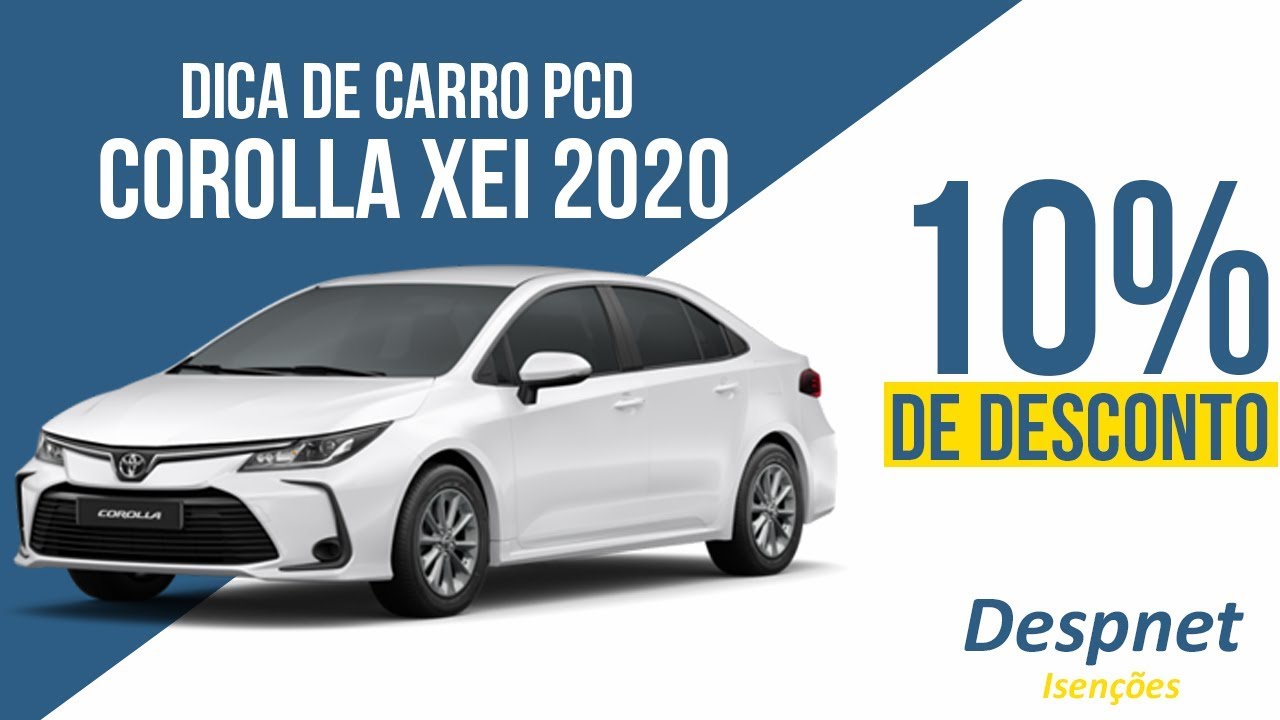 CARRO PCD | TOYOTA COROLLA XEI 2020