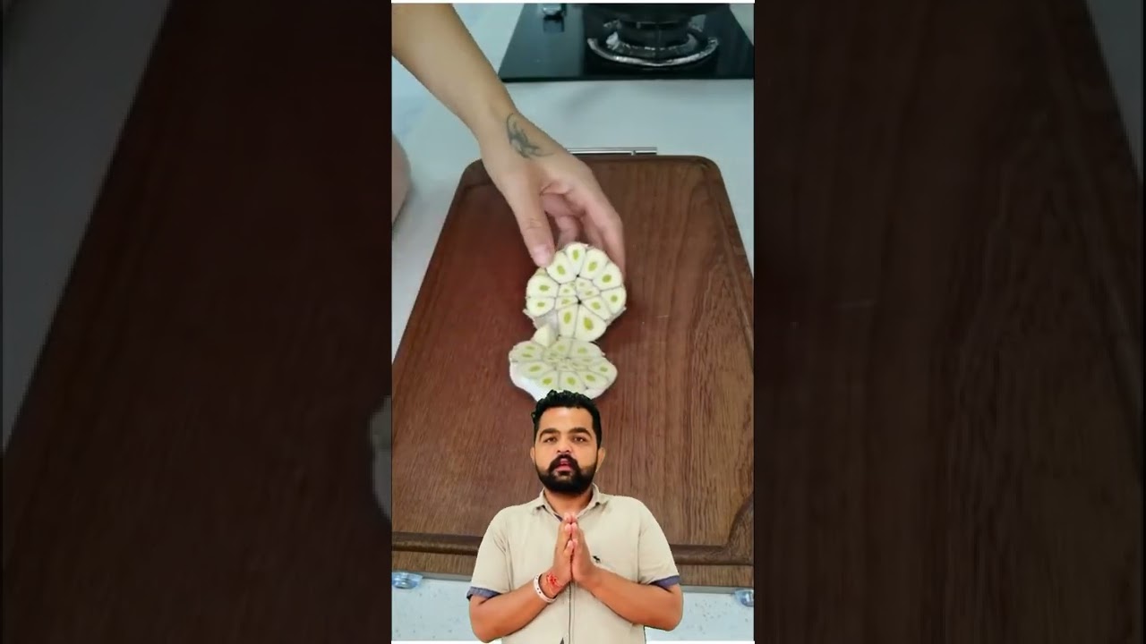 peel garlic very easily लहसुन छीलने का मस्त तरीका