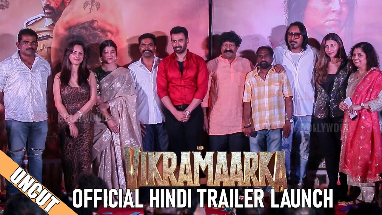 UNCUT - Aho Vikramaarka | Offical Hindi Trailer Launch | DevGill, Pravin Tarde, Ravi Basrur,