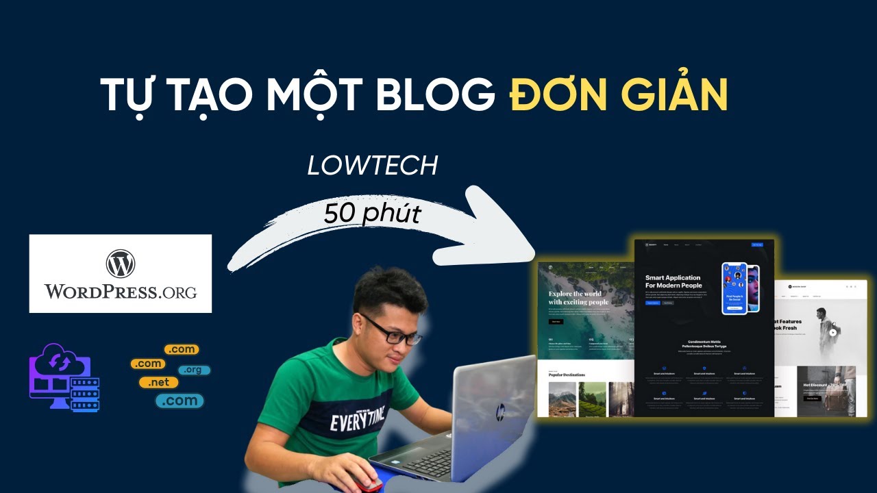 Hướng Dẫn Tạo Blog Wordpress Cho Người Mới BẮT ĐẦU (Lowtech, không phức tạp)