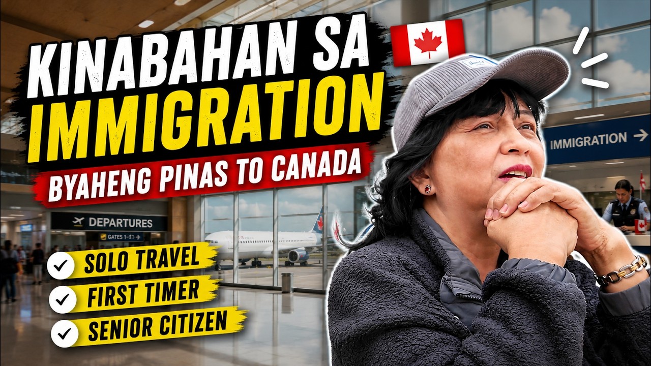 KINABAHAN SA IMMIGRATION?! 😭 First Time Senior Citizen Mag-Canada | BUHAY CANADA