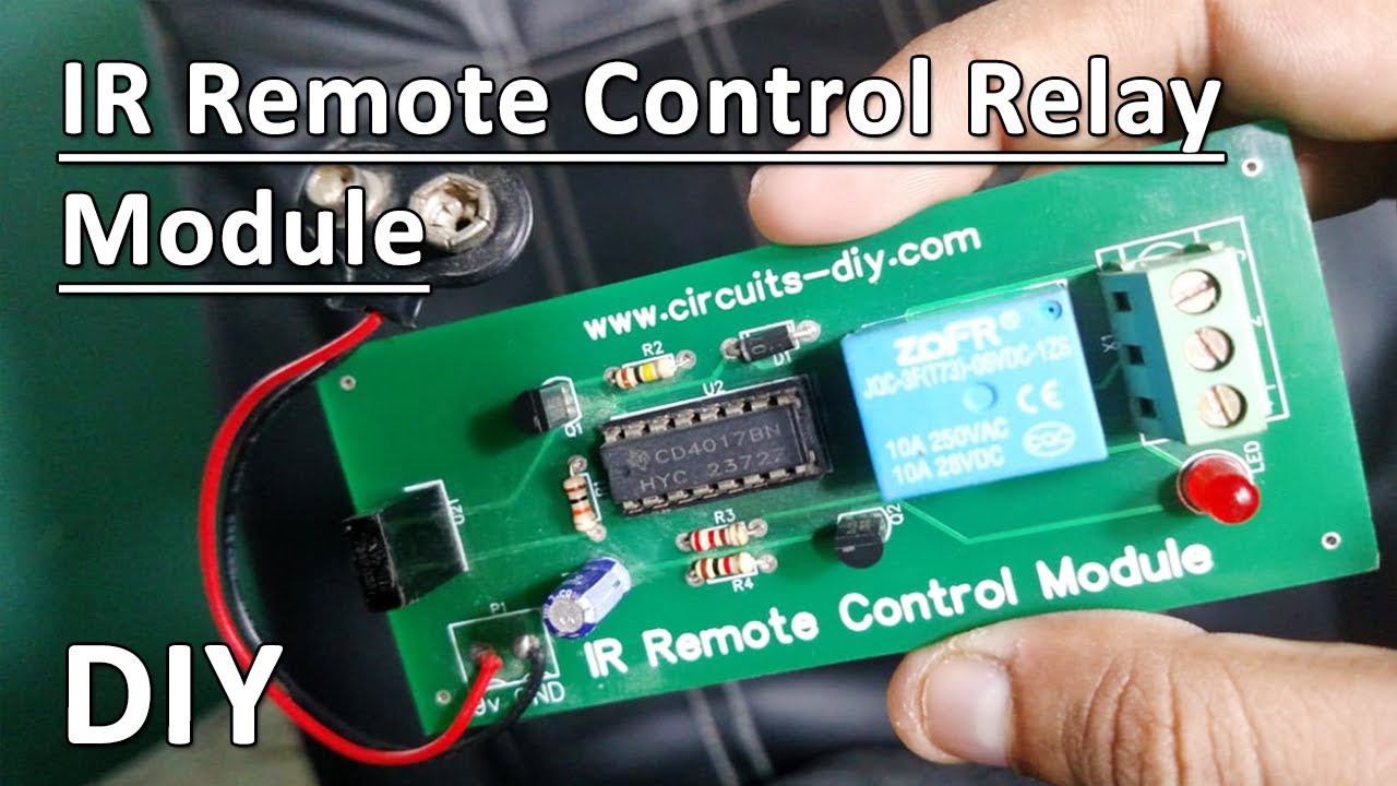 Infrared (IR) | Remote Control Relay Module | TSOP1738 | CD4017