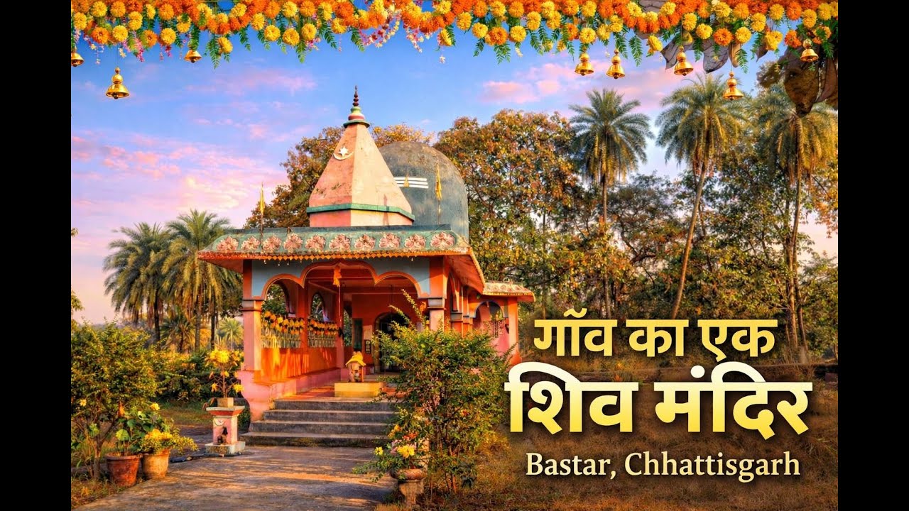 मेरे गाँव का एक खूबसूरत शिव मंदिर || और मेरे उगाये सब्जियां