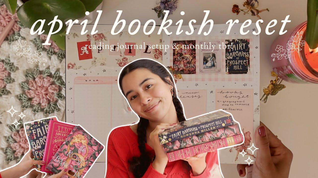 april reading journal setup & tbr! 💌&nbsp; bookish reset
