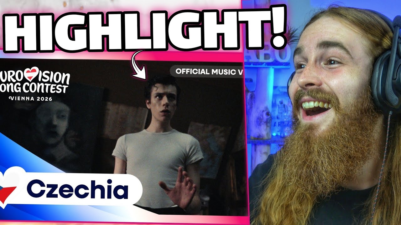 TSCHECHIEN🇨🇿Daniel Žižka - Crossroads😍ESC 2026 Reaction🤯Musikvideo voller Easter Eggs!