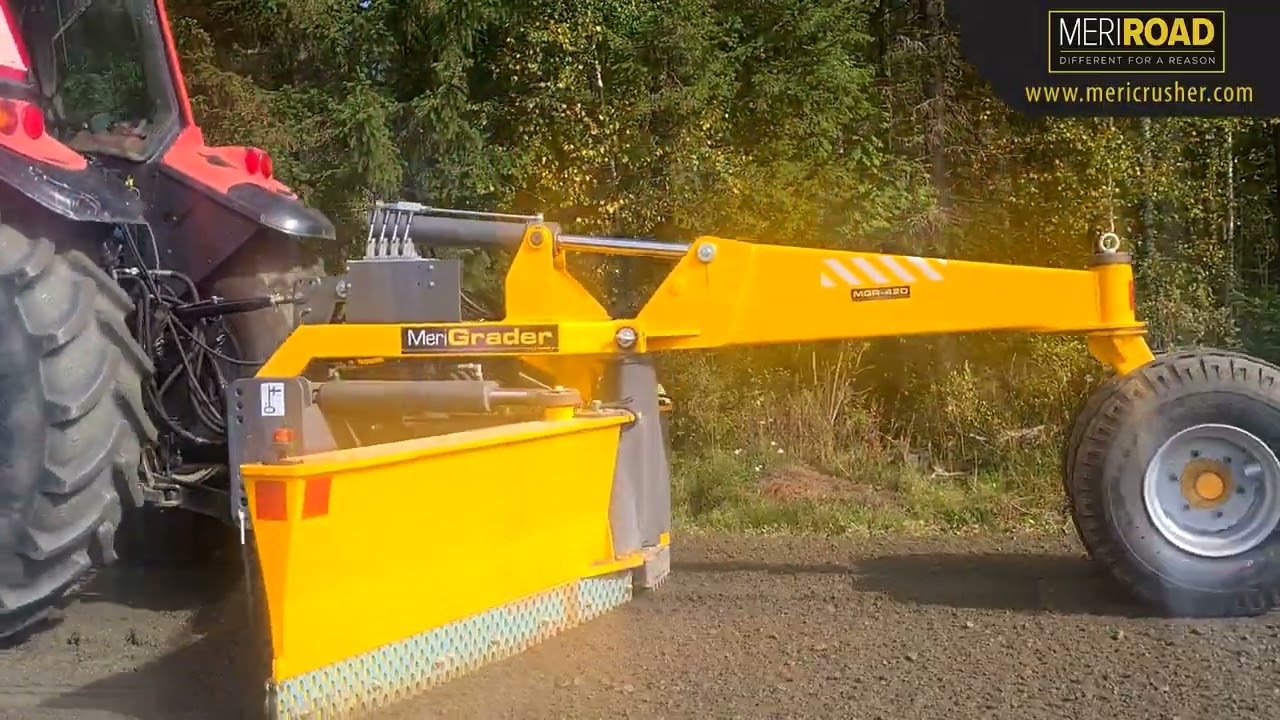 MeriGrader MGR-420  for gravel road maintenance, profiling and leveling