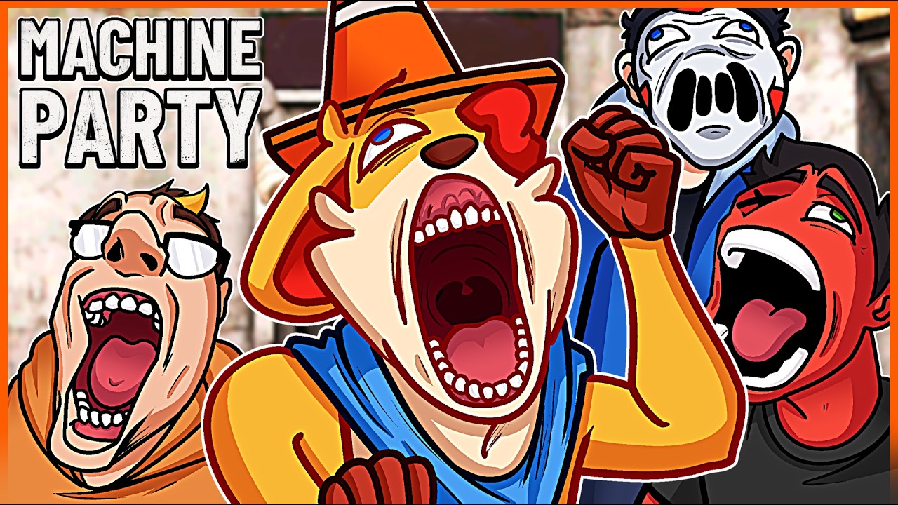 CARTOONZ МОЖЕТ БОЛЬШЕ НИКОГДА СО МНОЙ НЕ СЫГРАТЬ!!! [Machine Party] с Cartoonz, Delirious, Kyle