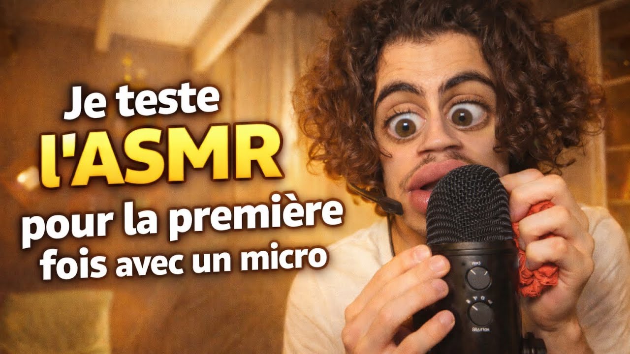 Je teste l&rsquo;asmr avec un micro pour la premi&egrave;re fois ( asmr d&eacute;butant ) 