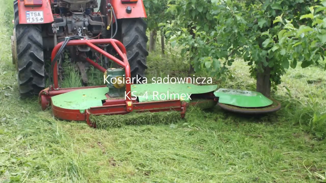 Kosiarka sadownicza KS-4 z przesuwem hydraulicznym ROLMEX