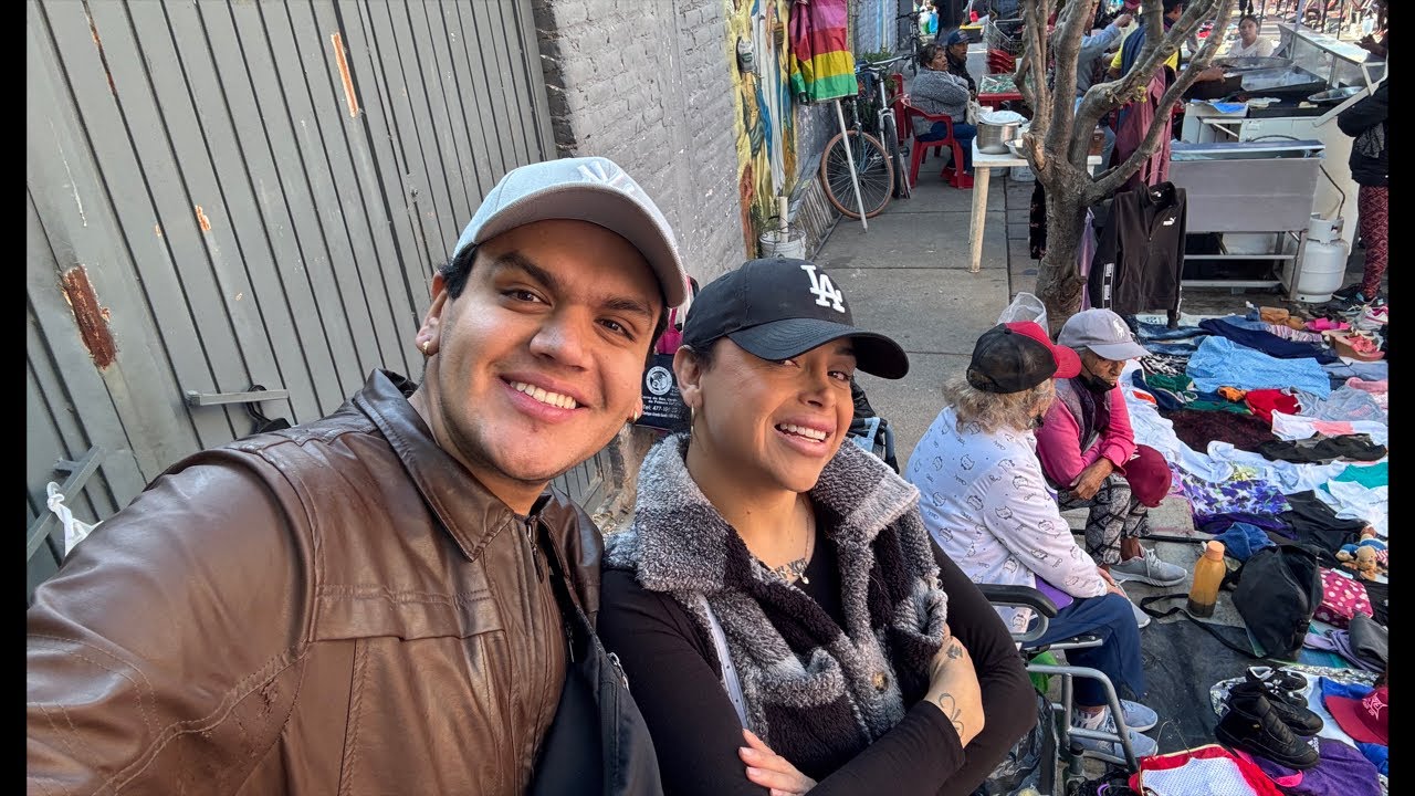 Hoy nos vinimos a vender a la plazita con Greichi
