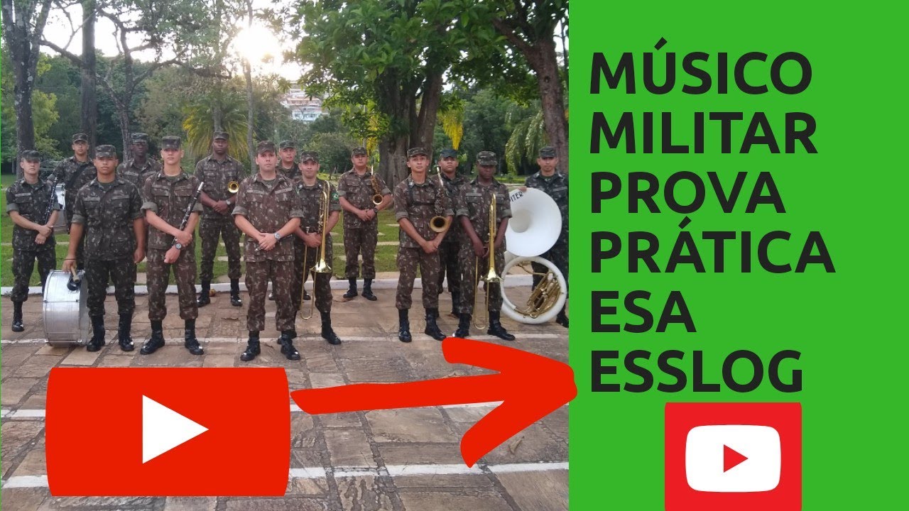 Prova prática músico militar ESA EsSLOG