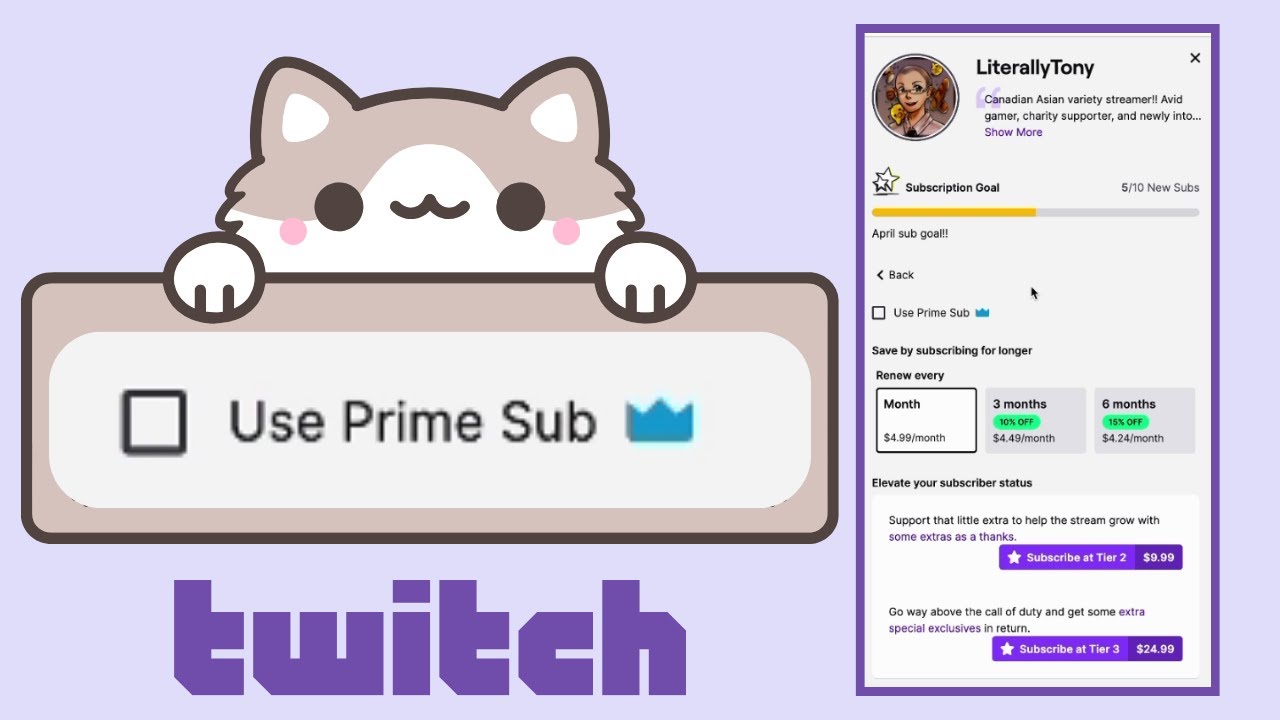 Как бесплатно подписаться на стримеров Twitch с помощью подписки Amazon Prime! Учебное пособие