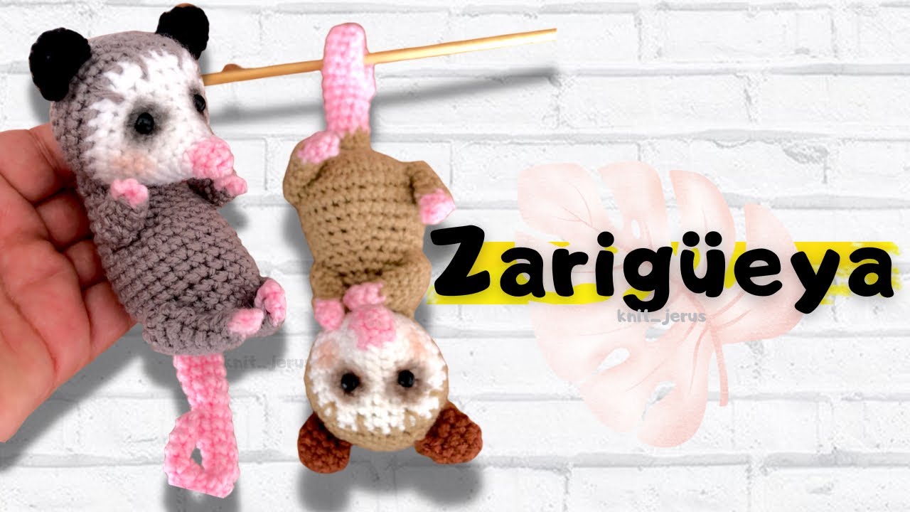 Amigurumis Zarigüeya 