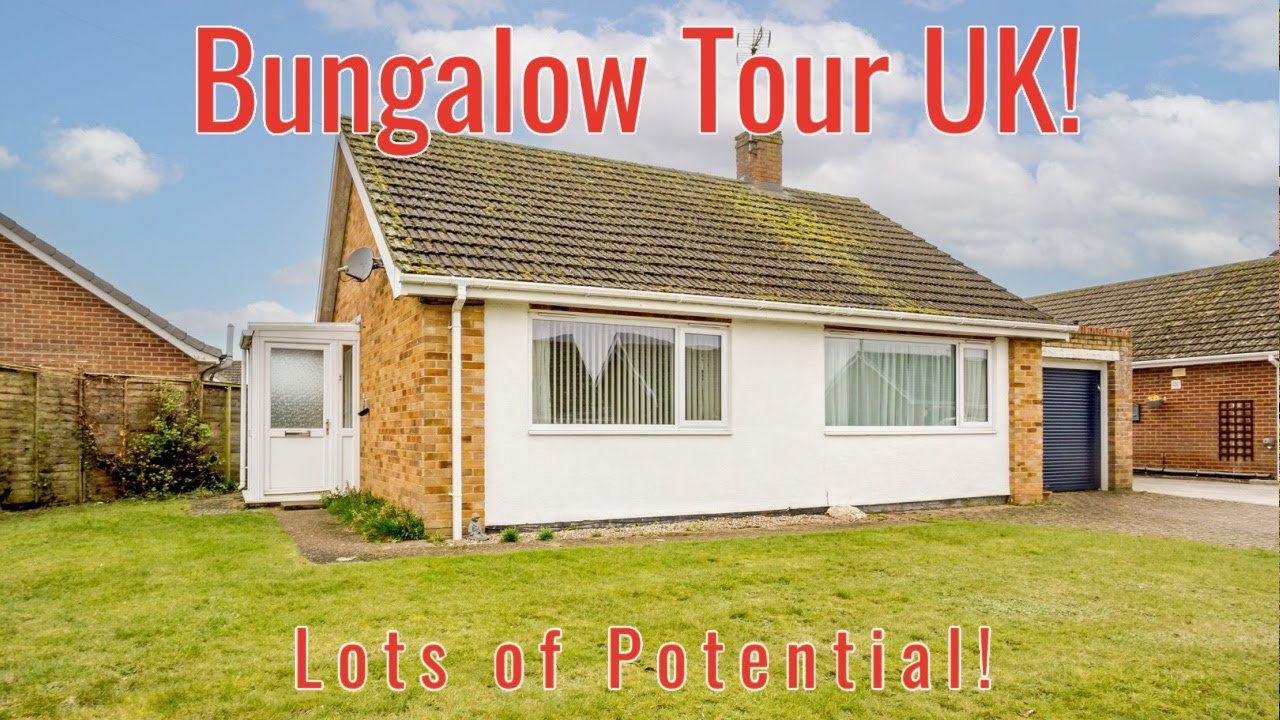 BUNGALOW TOUR UK  Potential!  For Sale OIRO £190,000 Swaffham, Norfolk, Longsons Estate Agents.