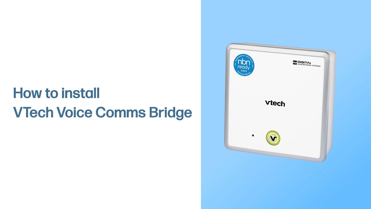 How to install the VTech Voice Comms Bridge - VTech CLSVCB