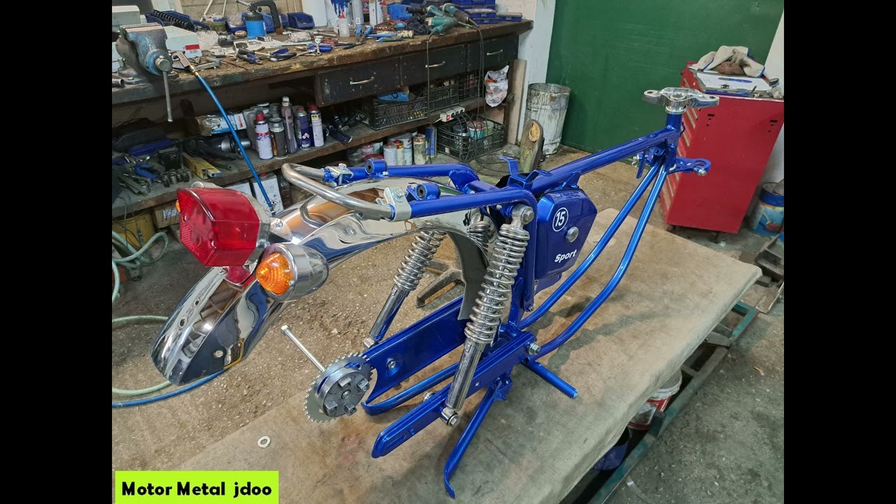 Tomos 15 SLC - CAFE RACER - restauracija