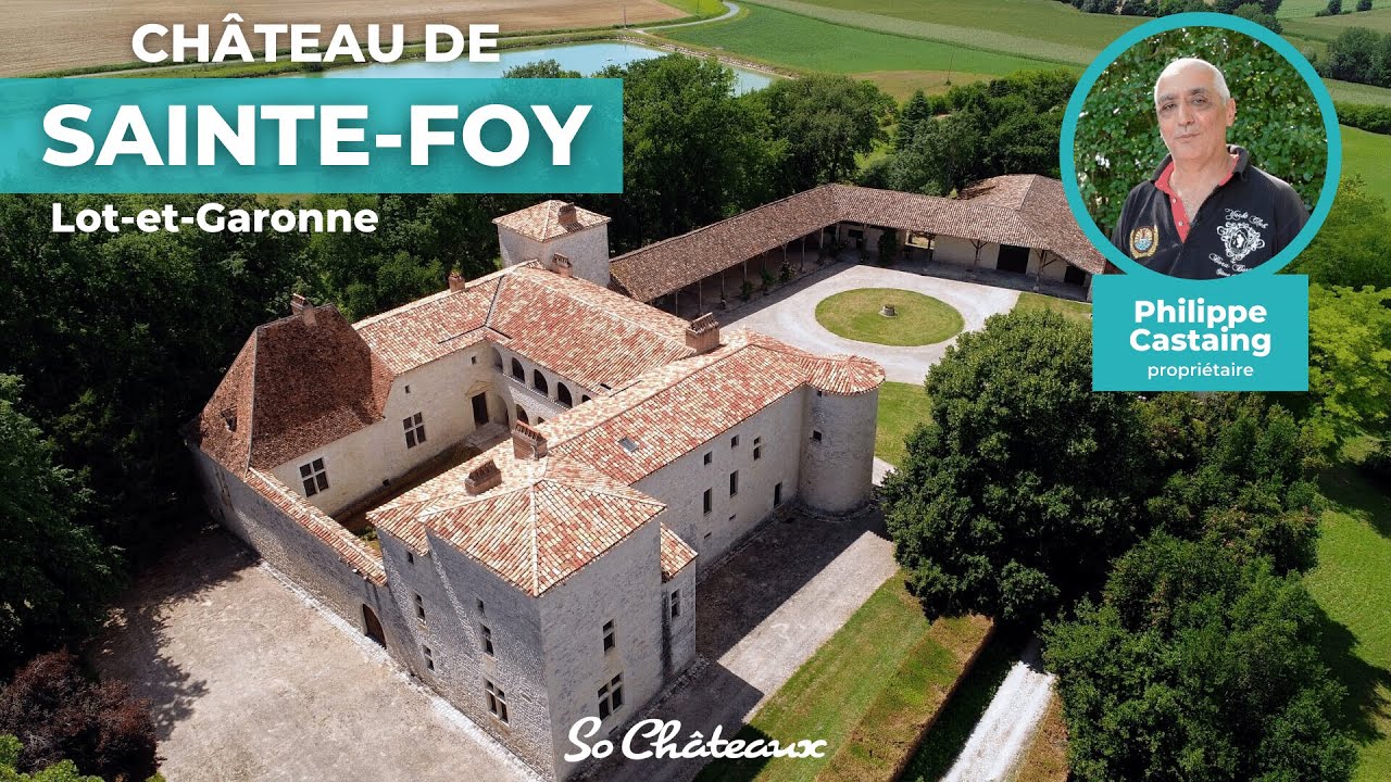 Château de Sainte-Foy d'Anthé (Lot-et-Garonne) par Philippe Castaing, propriétaire