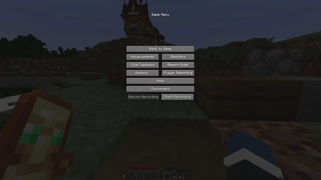 PLAYING MINECRAFT LIVE