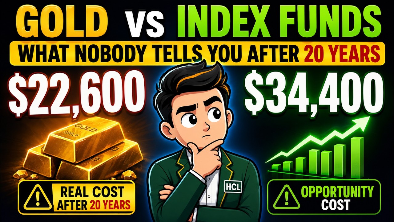 Gold vs Index Funds: What Nobody Tells You After 20 Years