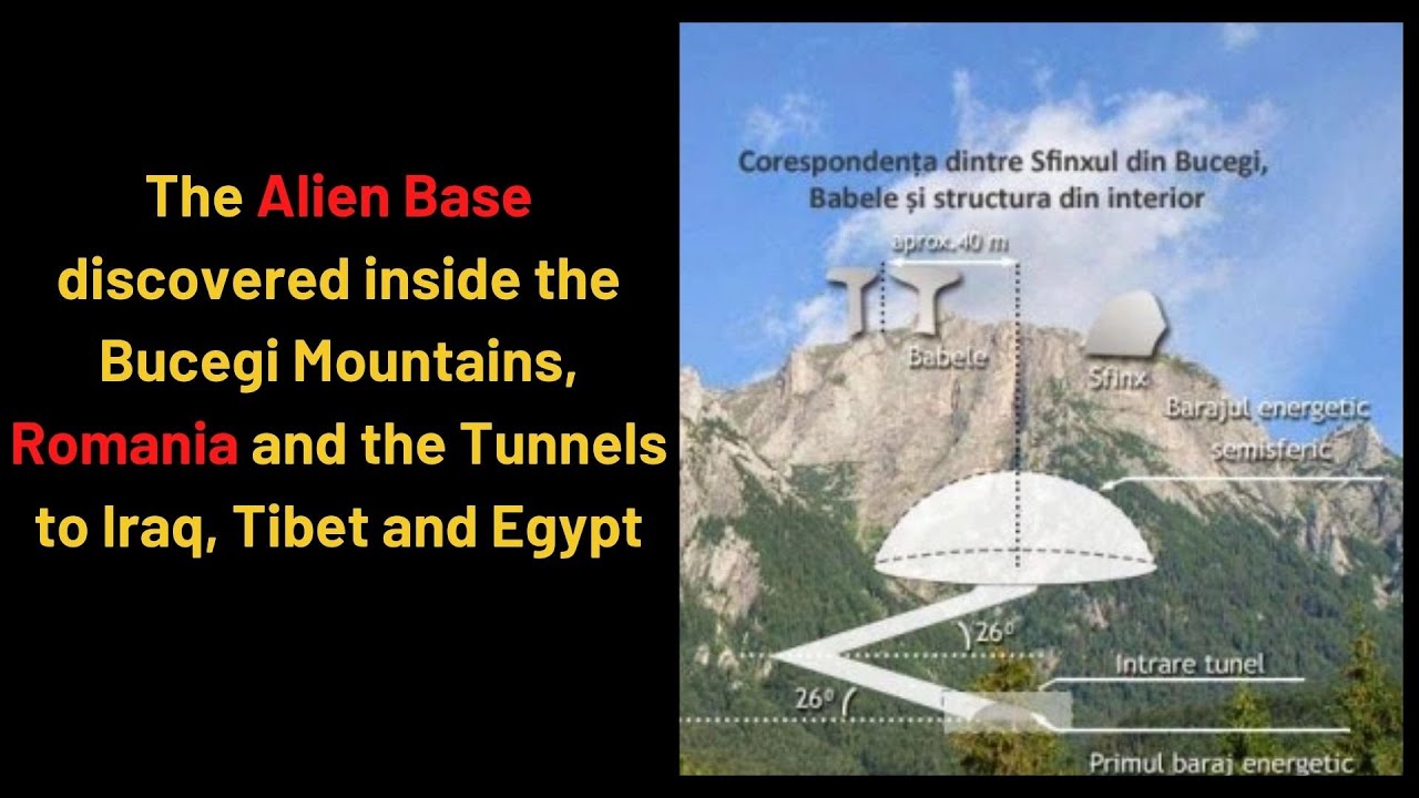 The Alian Base Inside Bucegi Mountains, Romania and The Tunnels to Irak, Tibet and Egypt