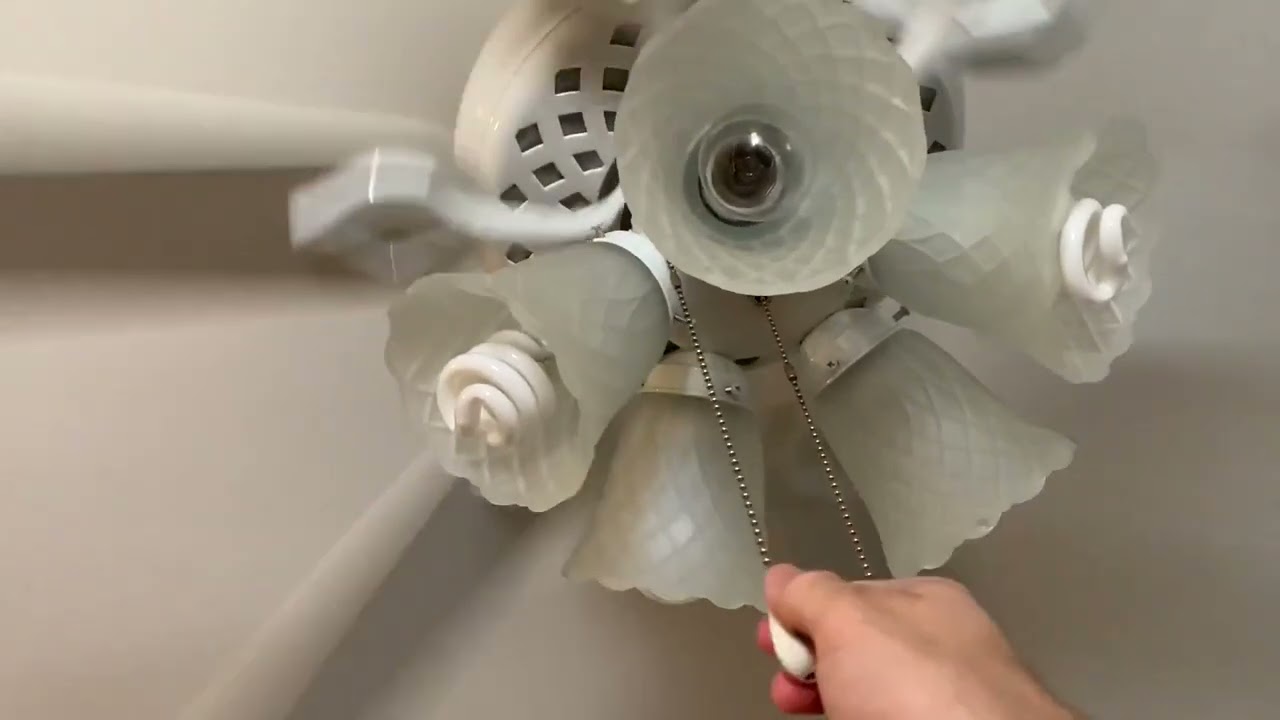 Ceiling Fans in my House Running on all Speeds (1080p HD 60fps Remake)