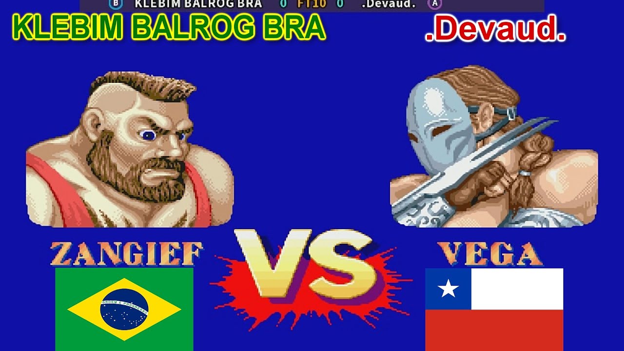Street Fighter II': Champion Edition - KLEBIM BALROG BRA vs .Devaud.