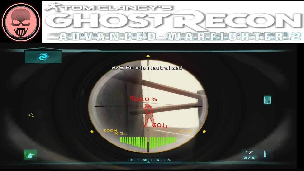 Ghost Recon Advanced Warfighter 2 — Обучение — Боевой симулятор — Геймплей на самом сложном уровн...