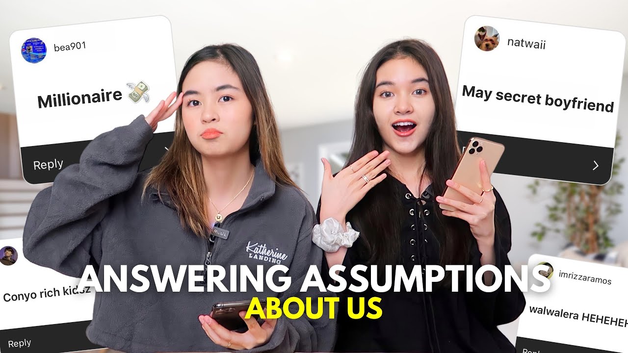 READING ASSUMPTIONS ABOUT US! (Secret Lang!) | Princess And Nicole