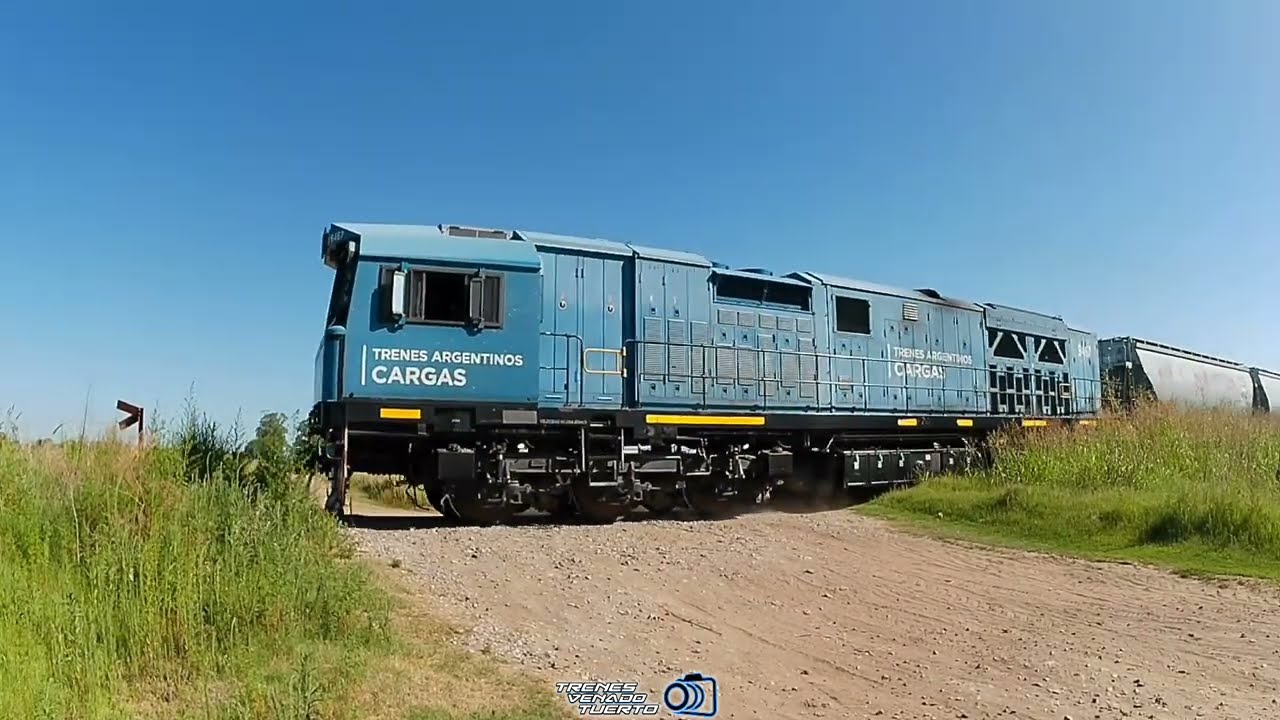 CRRC 9467 ACELERANDO POR ZONA EMPALME VT #trenesargentinoscargas 