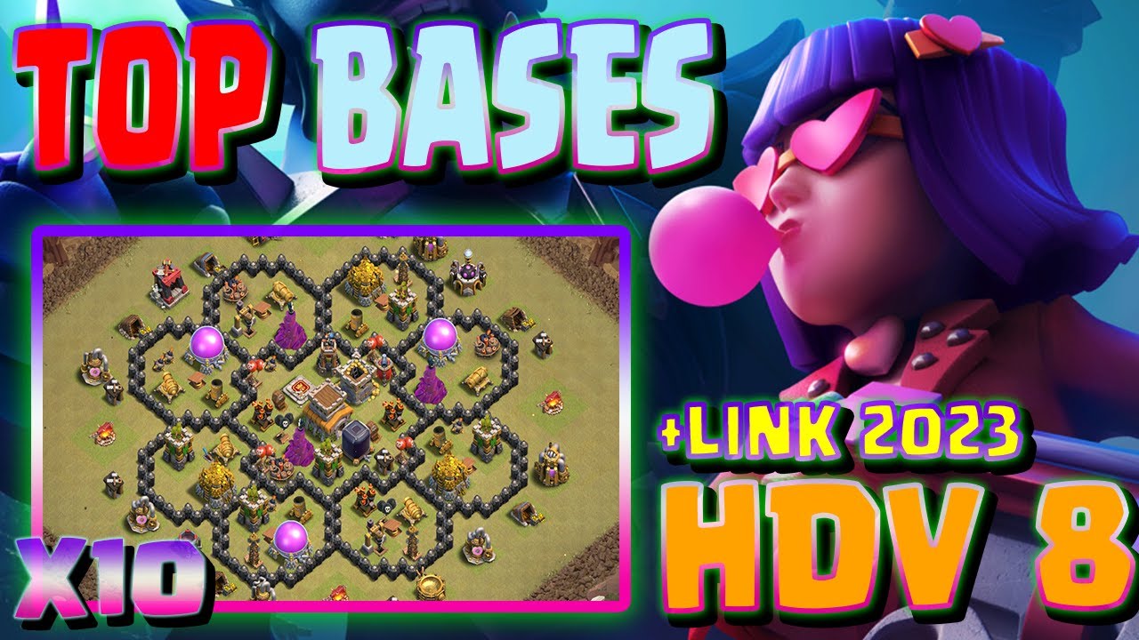 Nouveau TOP BASES HDV 8 2023 GDC, Rush et ligue + Liens de Bases TH8 | 𝐂𝐥𝐚𝐬𝐡 𝐨𝐟 𝐂𝐥𝐚𝐧𝐬 𝐅𝐑 🇫🇷 #base