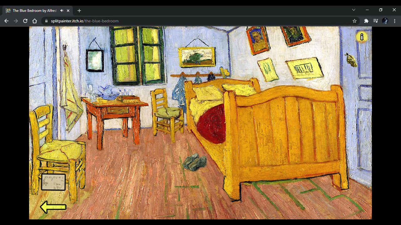 The Blue Bedroom by Alfred Reinold Baudisch