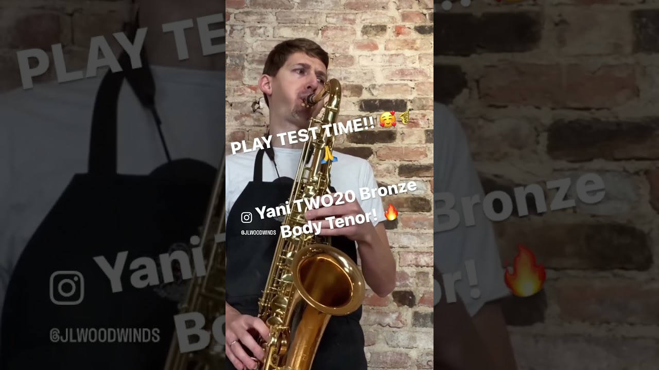 Yanagisawa TWO20 Bronze Body Tenor Saxophone Play Test! www.newyorksax.com