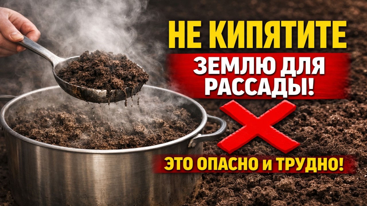 Не КИПЯТИТЕ землю для рассады! Вот способ в 10 раз проще и лучше.