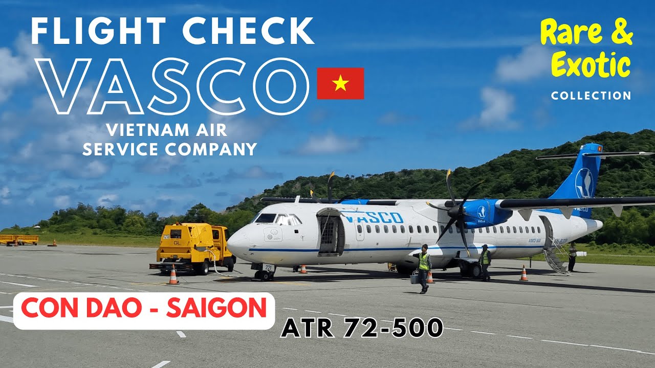 Tropical Turboprop Adventure | Con Dao to Saigon (Ho Chi Minh City) with VASCO ATR 72 (4K)