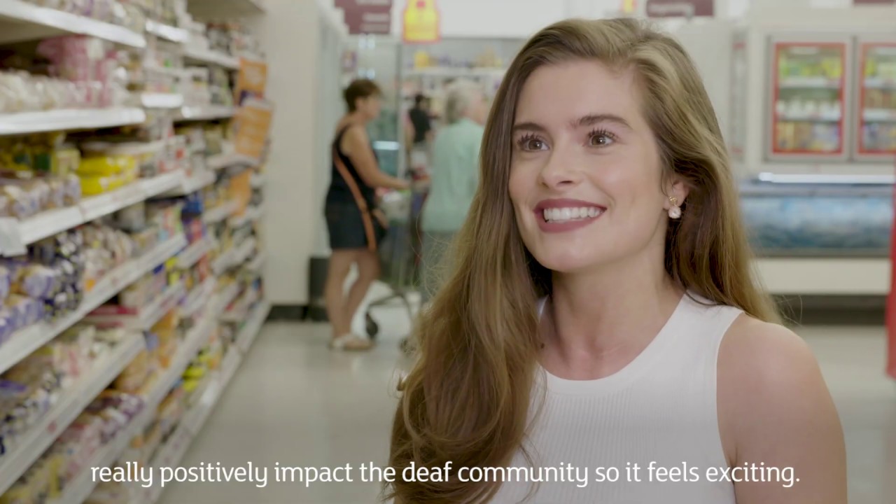 Oscar winner Rachel Shenton helps Sainsbury's become Signsbury's - as staff learn sign language