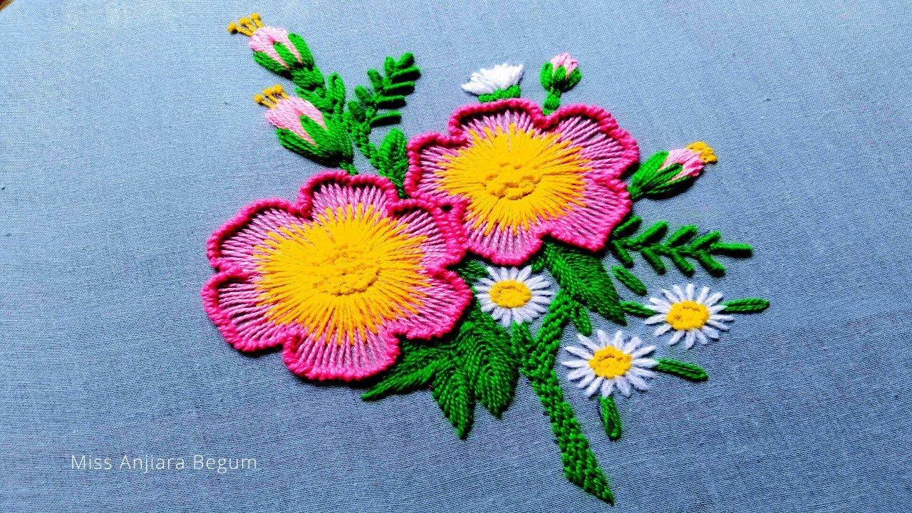 Hand Embroidery Projects,Art,Designs,Inspirations,Flower,Patterns,Hand Embroidery-84, #Miss_A