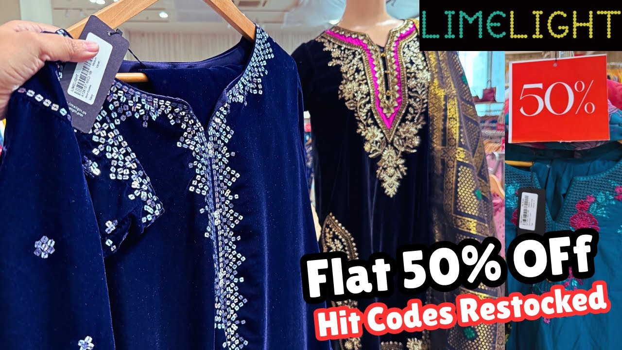 Limelight FLAT 50% OFF SALE 📣 &hearts;️ limelight winter collection 2025 &hearts;️ Beautiful Velvet Suits