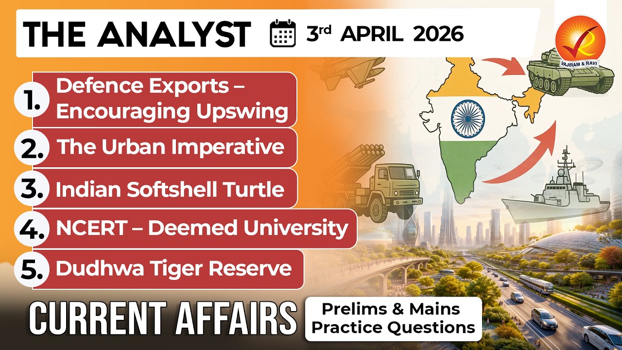 Current Affairs Today 3 APR 2026 I UPSC Daily Current Affairs I The Hindu Analysis I The Analyst