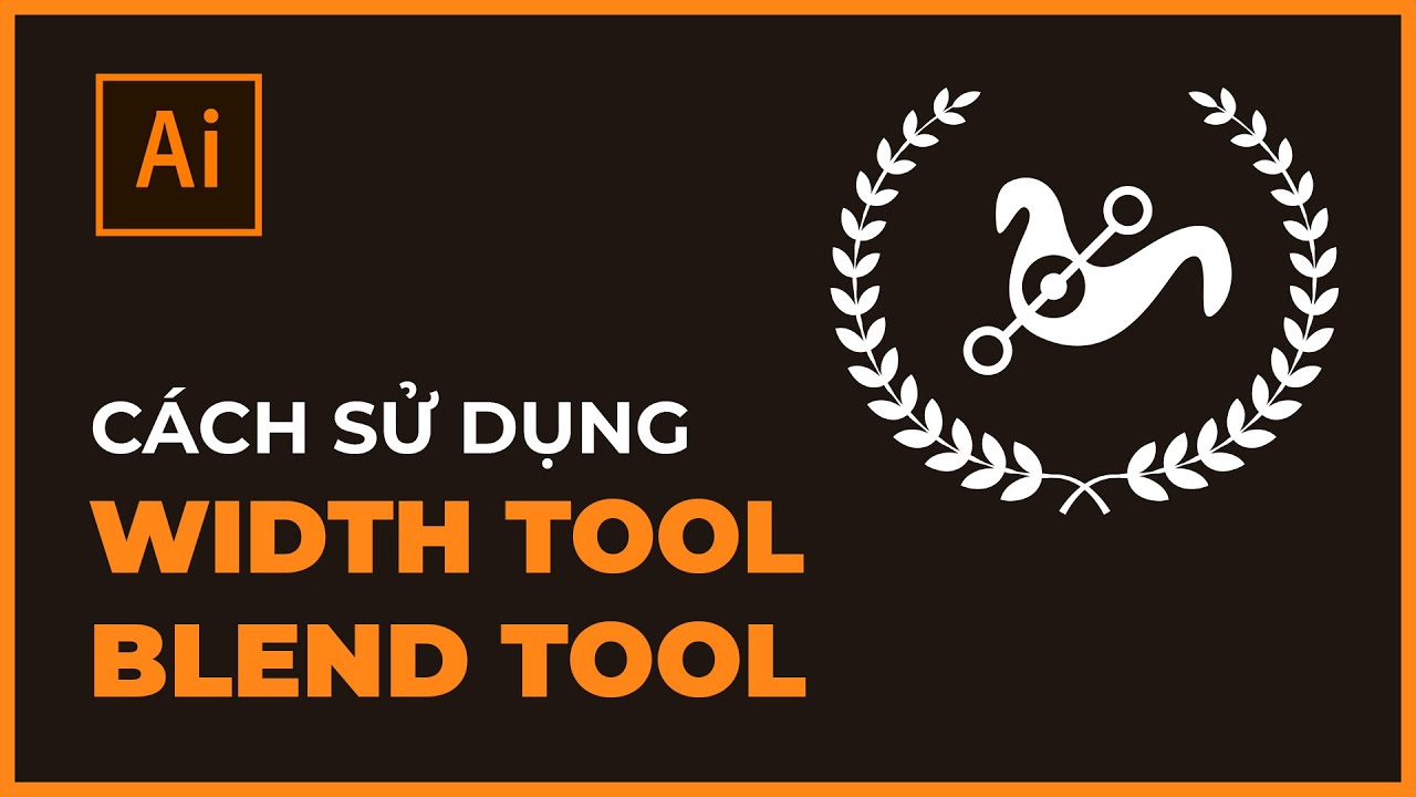 Bài 13: Width Tool và Blend Tool trong Illustrator | Thùy Uyên